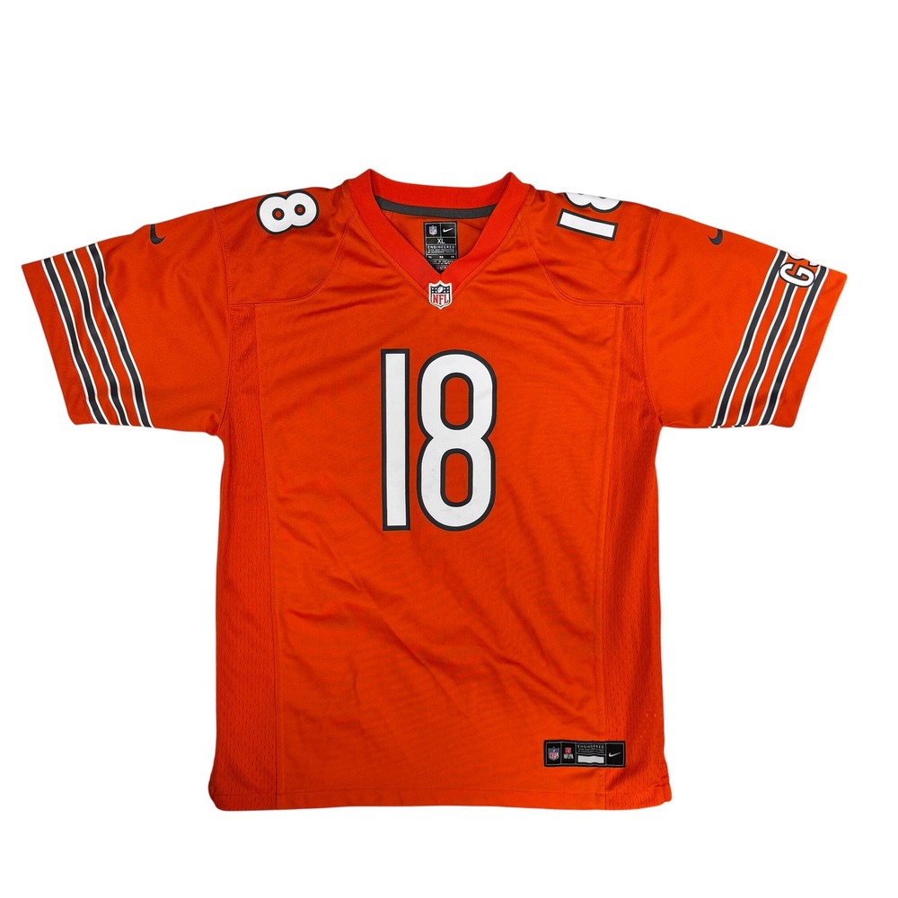 Nike Chicago Bears Caleb Williams 18 Alternate Jersey Youth XL Orange NFL Game